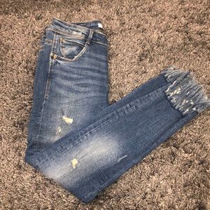 Zara Trafaluc Cropped Jeans